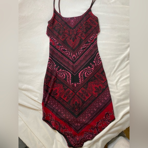 Vintage asymmetrical bohemian dress - Picture 3 of 5